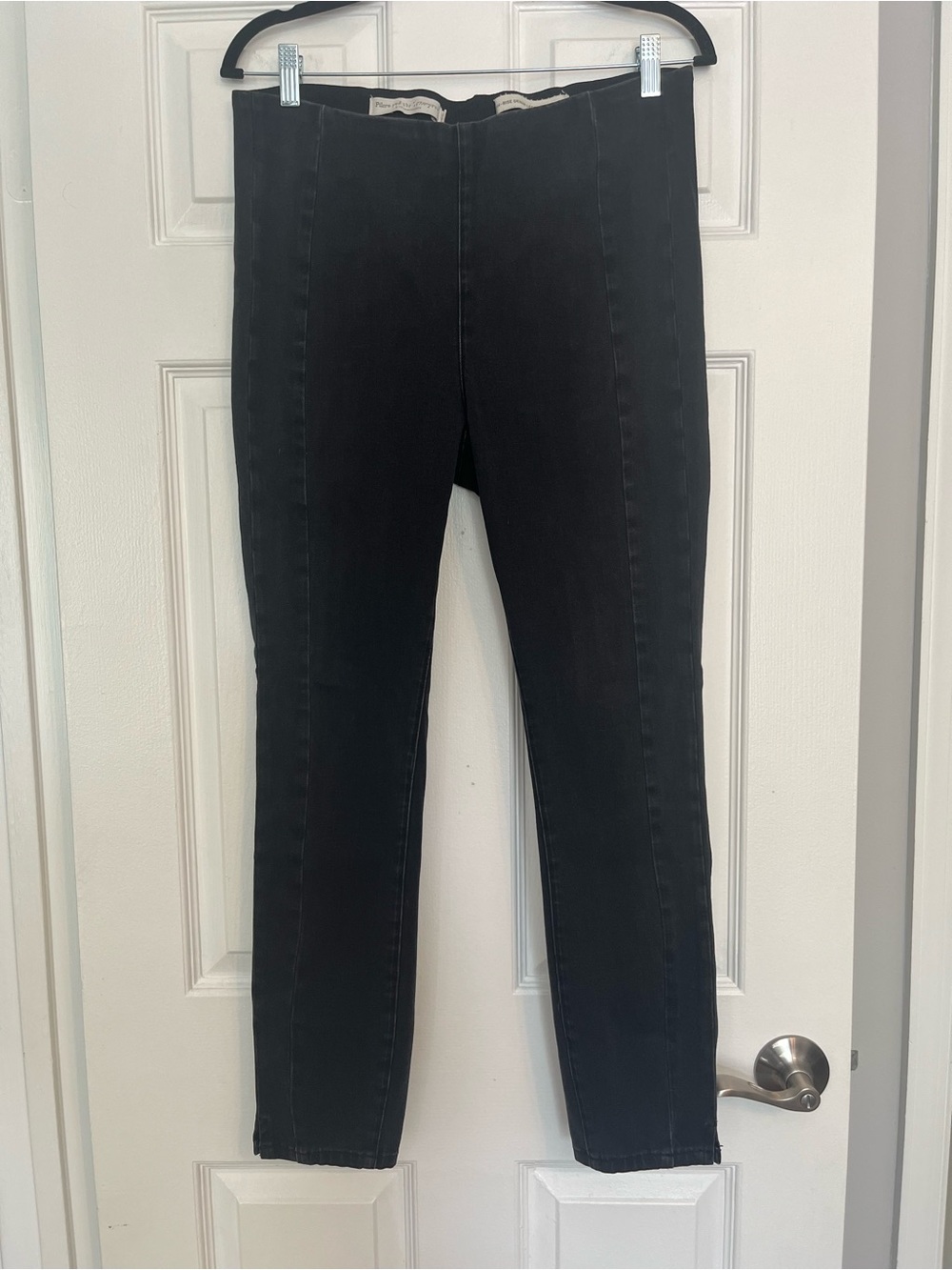 Pilcro and the Letterpress Black High-Rise Denim Legging Size 31